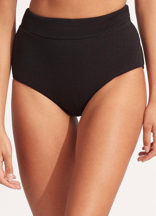 Seafolly Sea Dive High Waisted Pant - Black