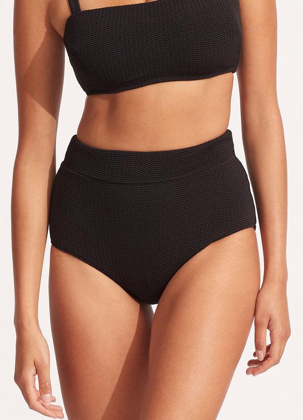 Seafolly Sea Dive High Waisted Pant - Black
