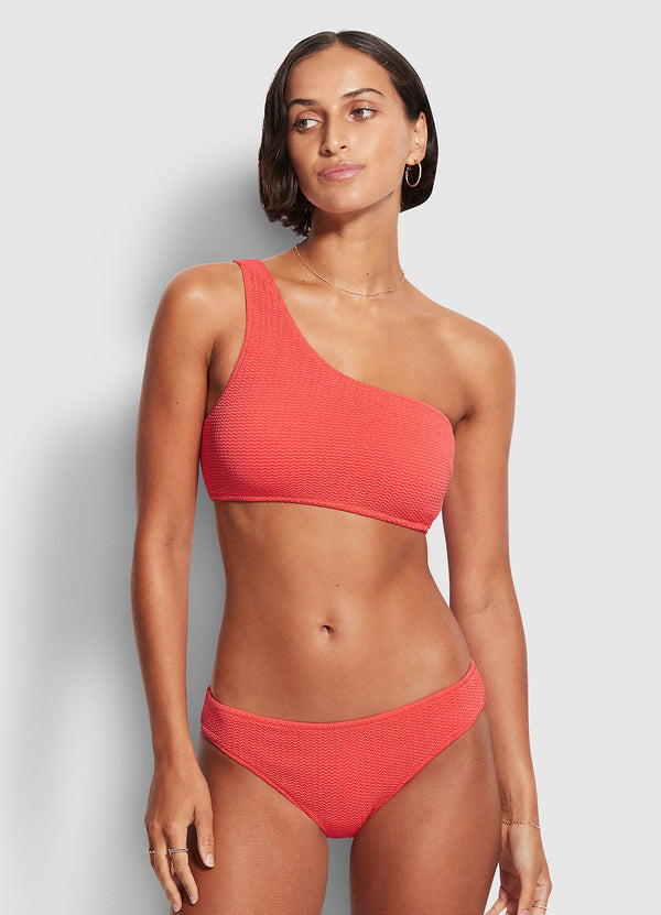seafolly Sea Dive Hipster Pant - Fiesta Coral