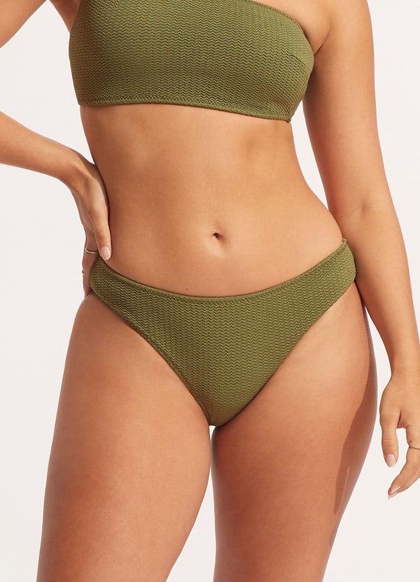 Seafolly Sea Dive Hipster Pant - Khaki