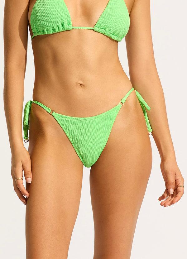 Seafolly Sea Dive Tie Side Rio Pant - Summer Green