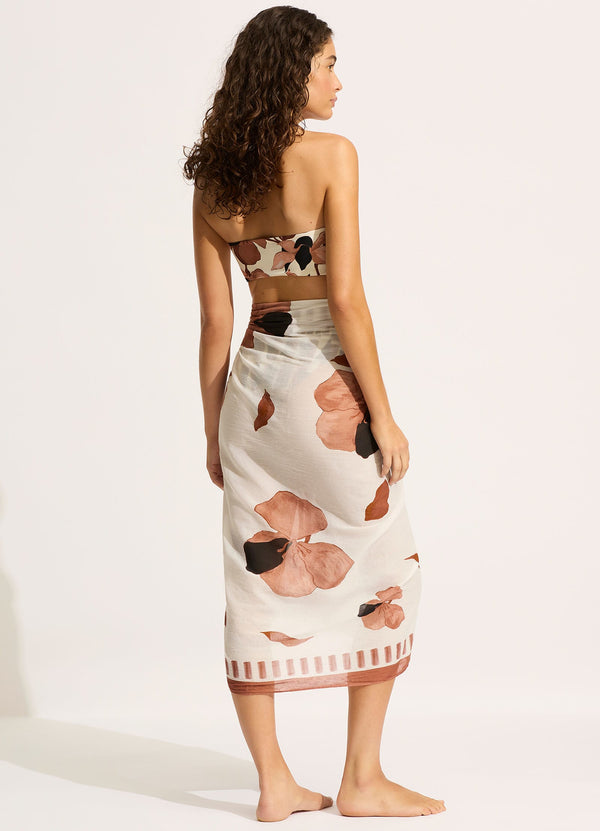 Seafolly Secret Garden Sarong - Black