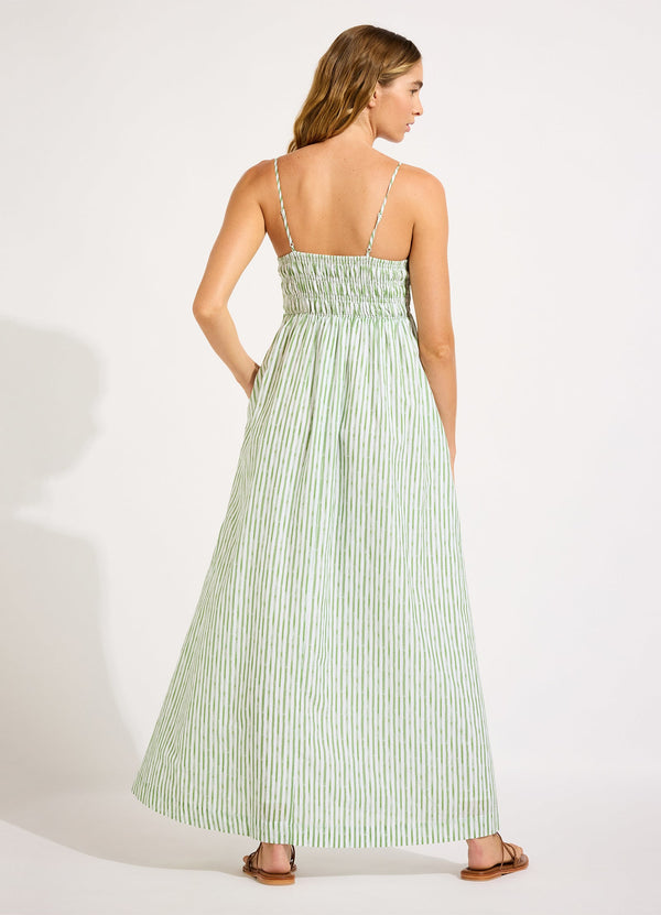 Seafolly Shirred Midi Dress