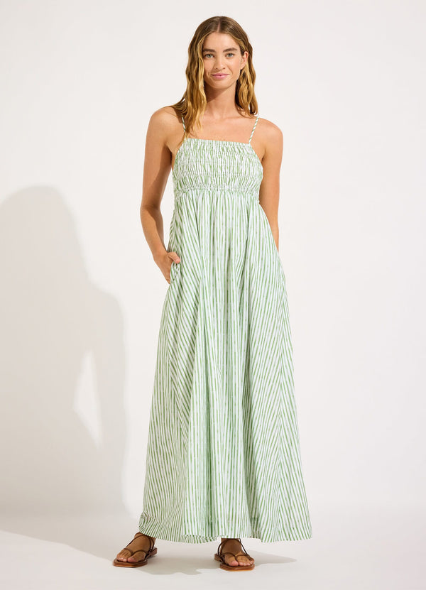 seafolly Shirred Midi Dress