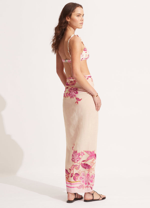Seafolly Silk Road Sarong - Parfait Pink