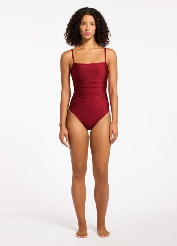 Seafolly Sol Shine Minimal Tank One Piece