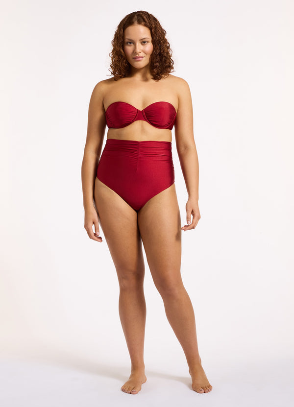 Seafolly Sol Shine Ultra High Waist Bikini Bottom