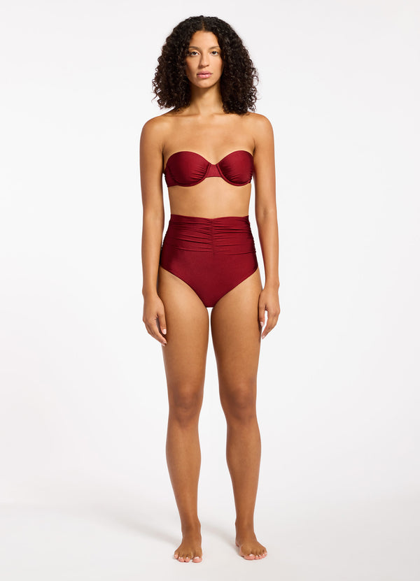 seafolly Sol Shine Ultra High Waist Bikini Bottom