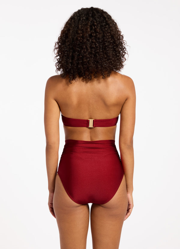 Seafolly Sol Shine Underwire Bandeau Bikini Top