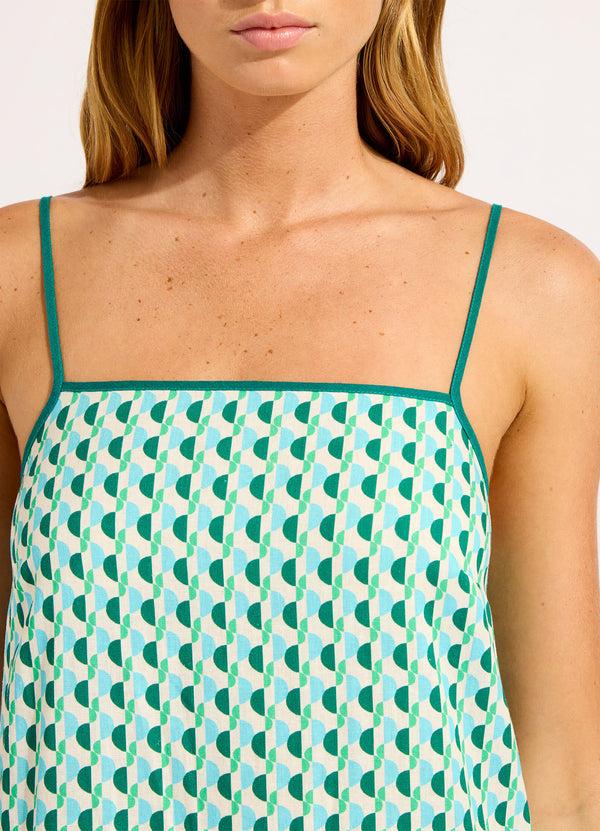 Seafolly Sorrento Bandeau Triangle Maxi Dress