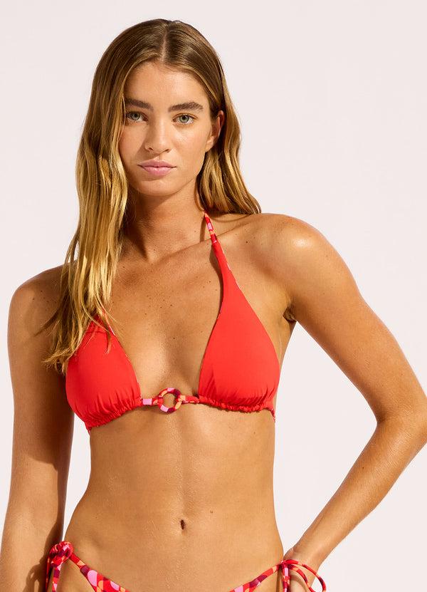 Seafolly Sorrento Reversible Triangle Bikini Top