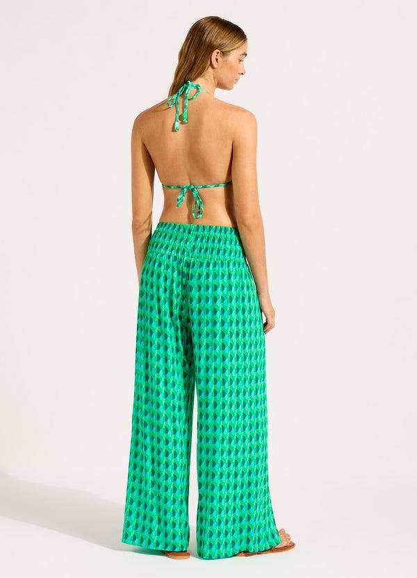 Seafolly Sorrento Shirred Waist Wrap Pant