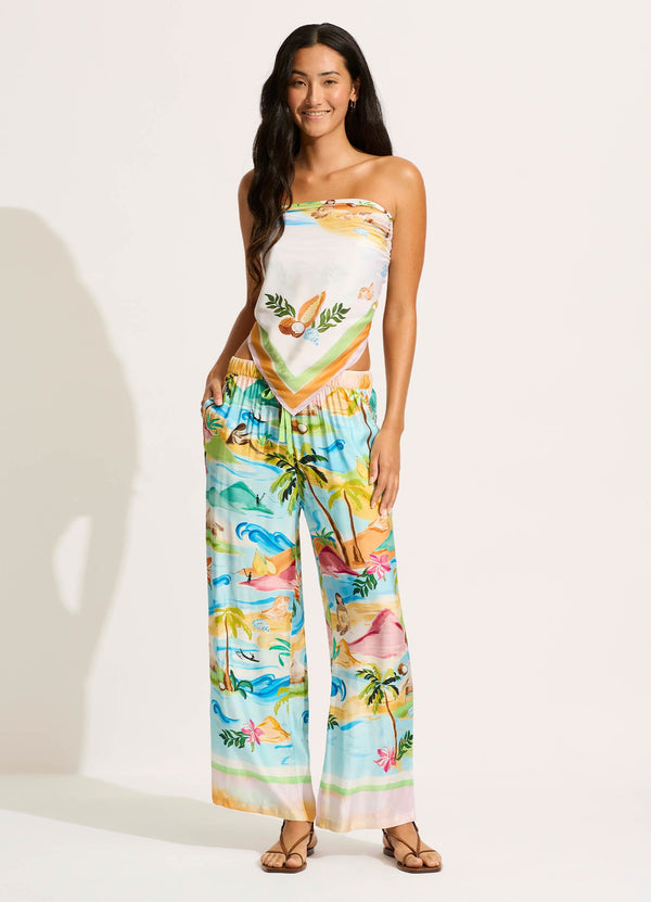 seafolly South Pacific Pant - Turquoise