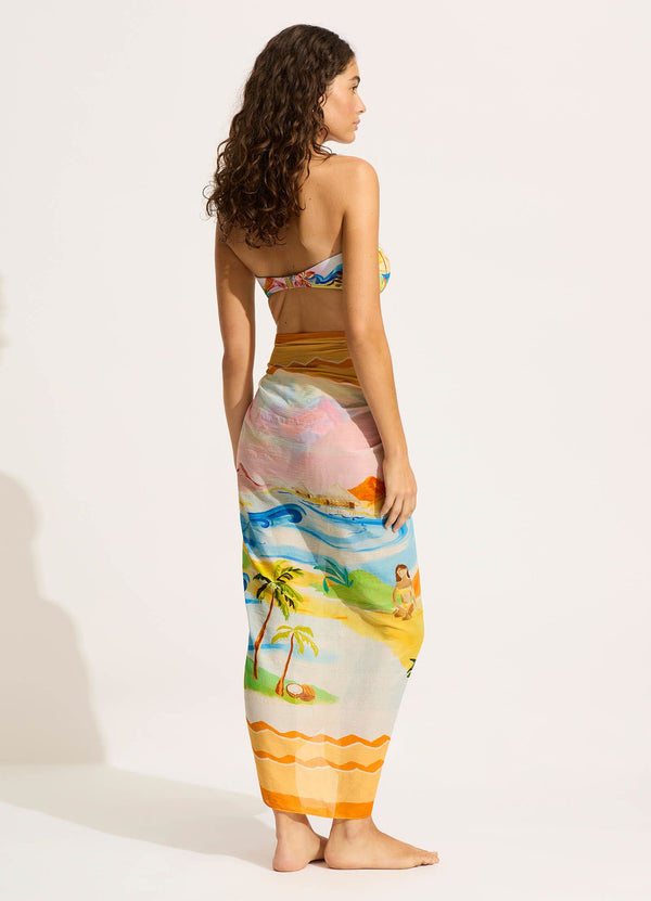 Seafolly South Pacific Sarong - Turquoise