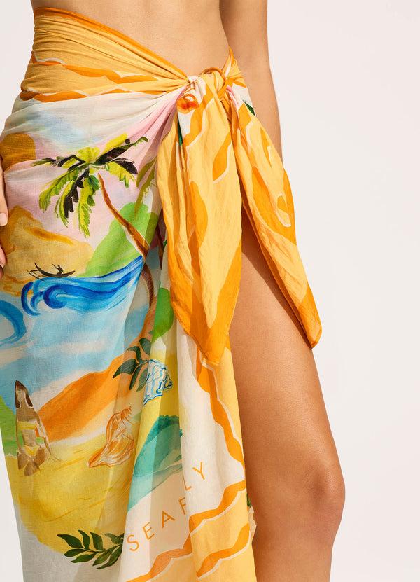Seafolly South Pacific Sarong - Turquoise