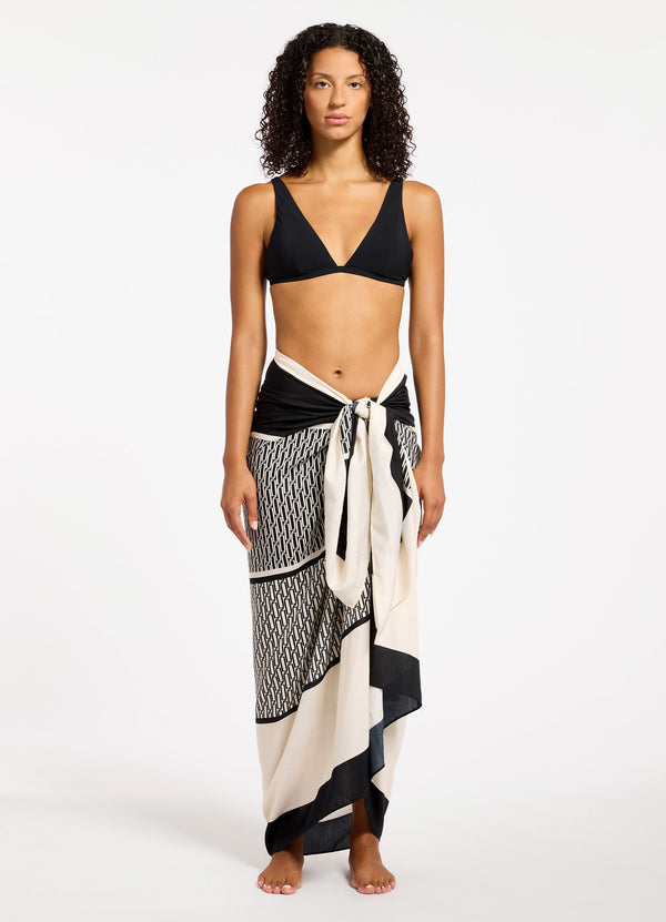seafolly Spring Geo Long Sarong