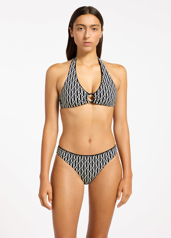 seafolly Spring Geo Triangle Bikini Top