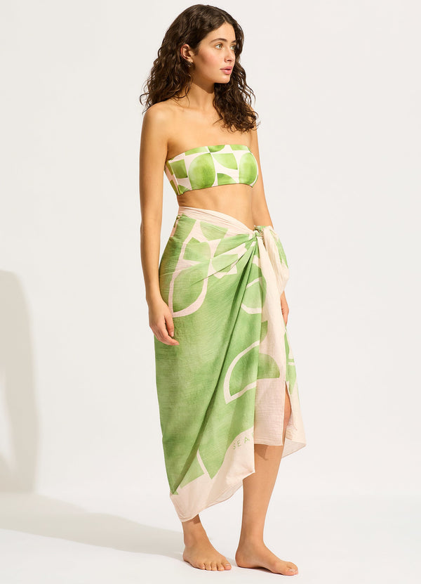 Seafolly Sunray Sarong - Sage