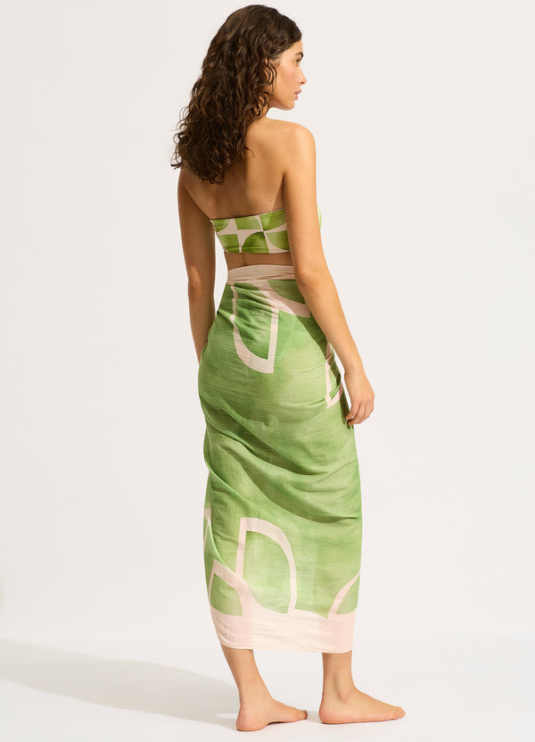 Seafolly Sunray Sarong - Sage