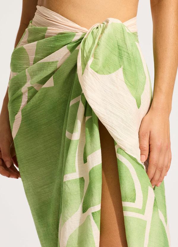 Seafolly Sunray Sarong - Sage