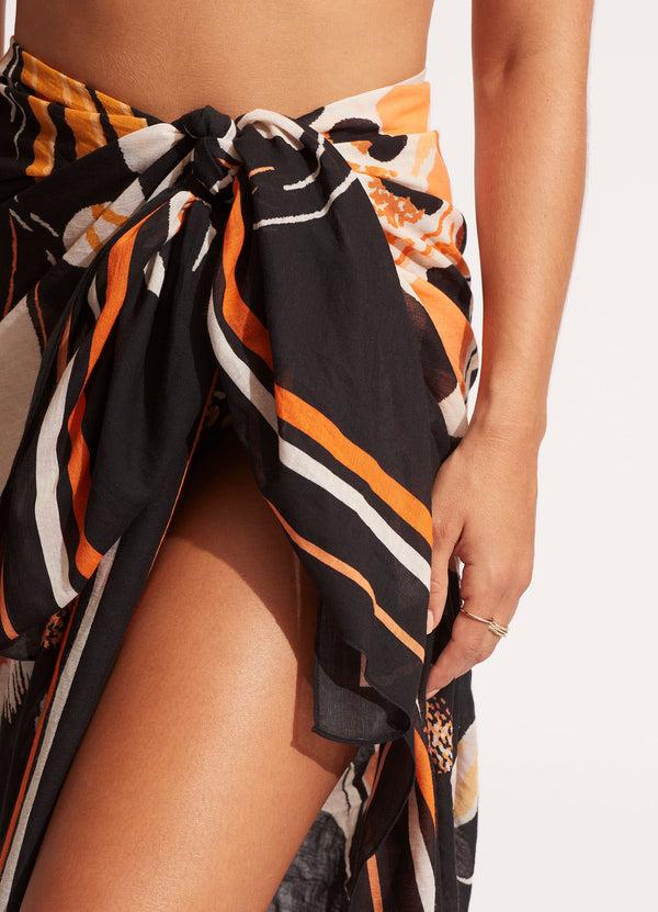 Seafolly Take Flight Pareo - Mandarin