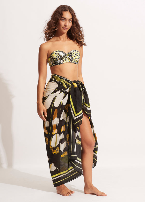 Seafolly Take Flight Pareo - Wild Lime