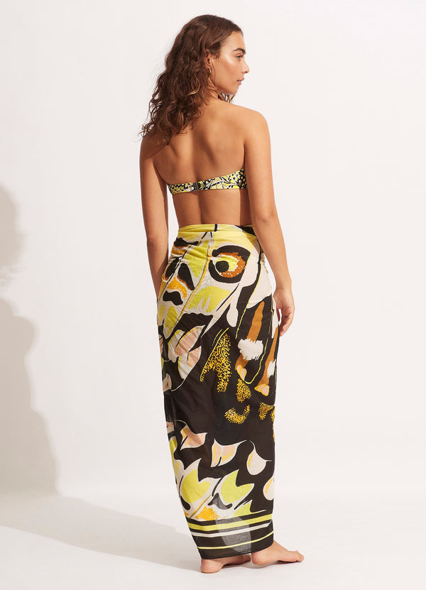 Seafolly Take Flight Pareo - Wild Lime