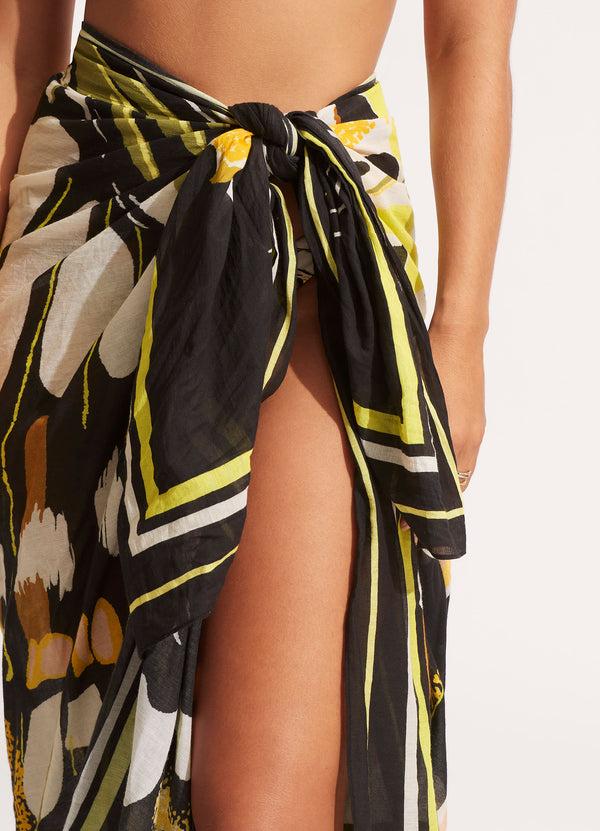 Seafolly Take Flight Pareo - Wild Lime