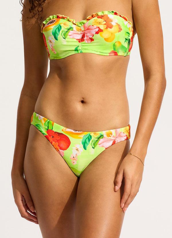 Seafolly Tropique Hipster Bikini Bottom - Aloe Gel