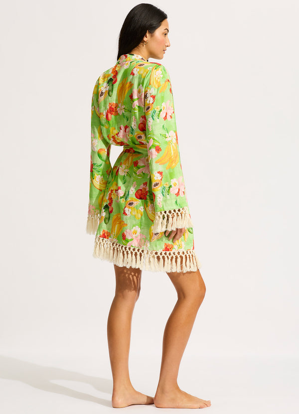 Seafolly Tropique Robe - Aloe Gel