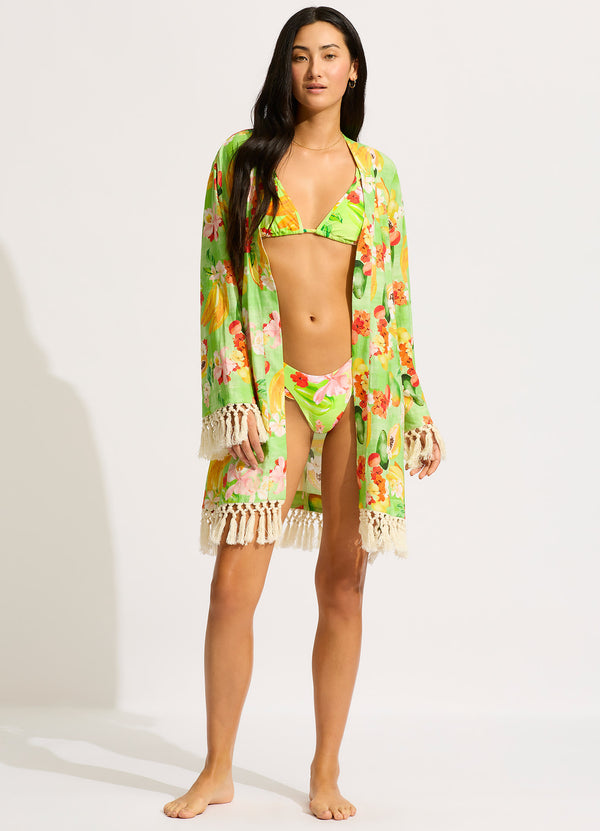 seafolly Tropique Robe - Aloe Gel