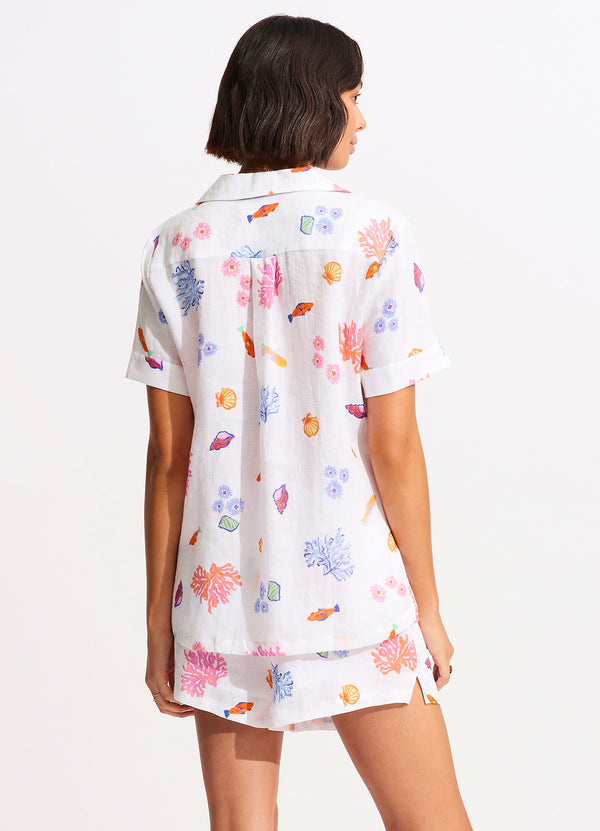 Seafolly Under The Sea Beach Short - White