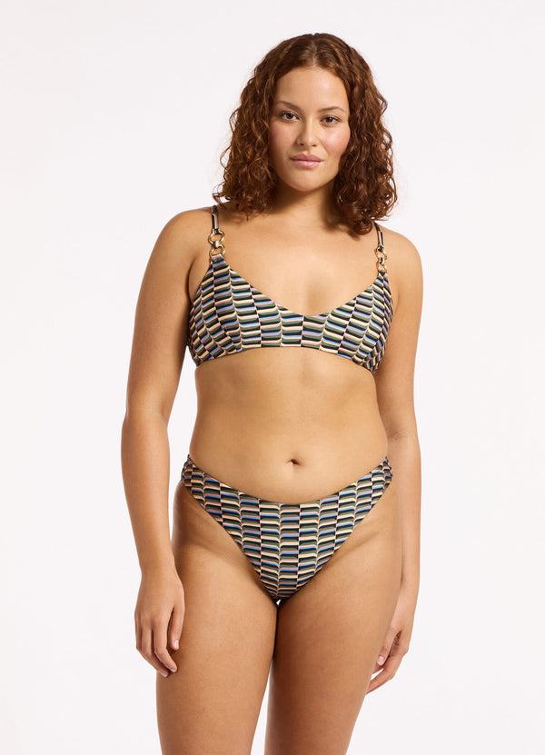 Seafolly Urban Geo Bralette Bikini Top