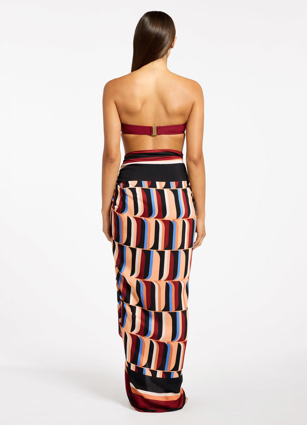 Seafolly Urban Geo Long Sarong