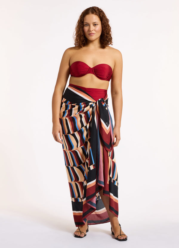 Seafolly Urban Geo Long Sarong