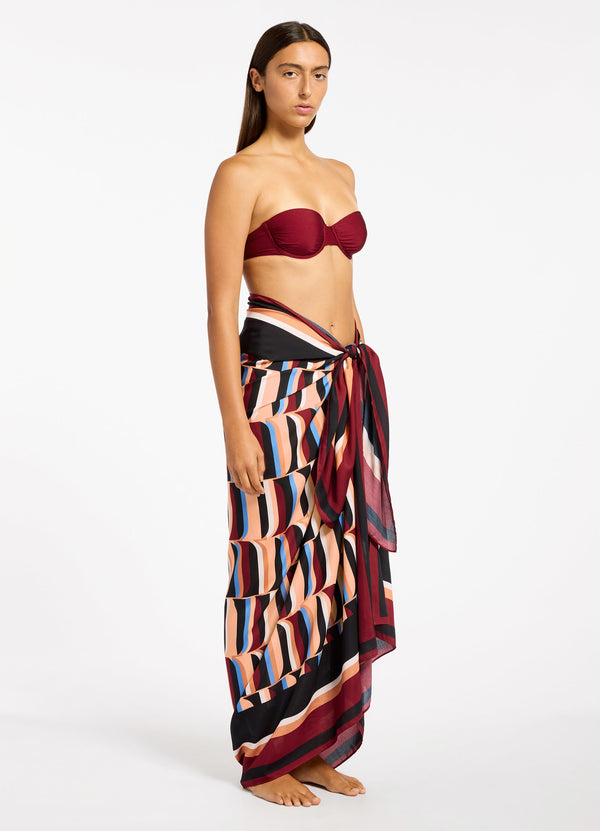 Seafolly Urban Geo Long Sarong