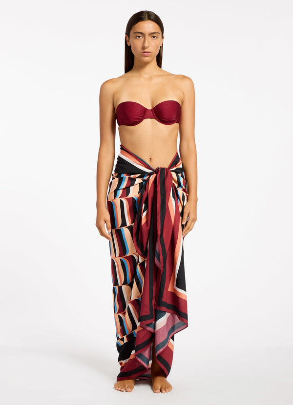 seafolly Urban Geo Long Sarong