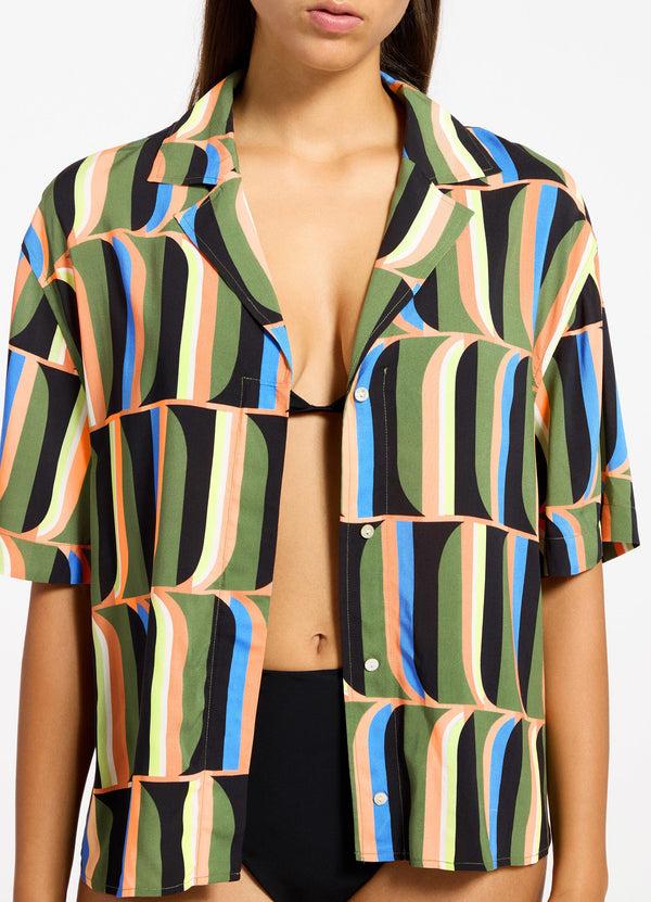 Seafolly Urban Geo Short Sleeve Shirt