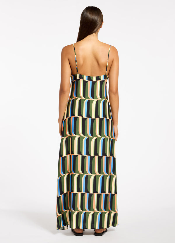 Seafolly Urban Geo Slip Maxi Dress