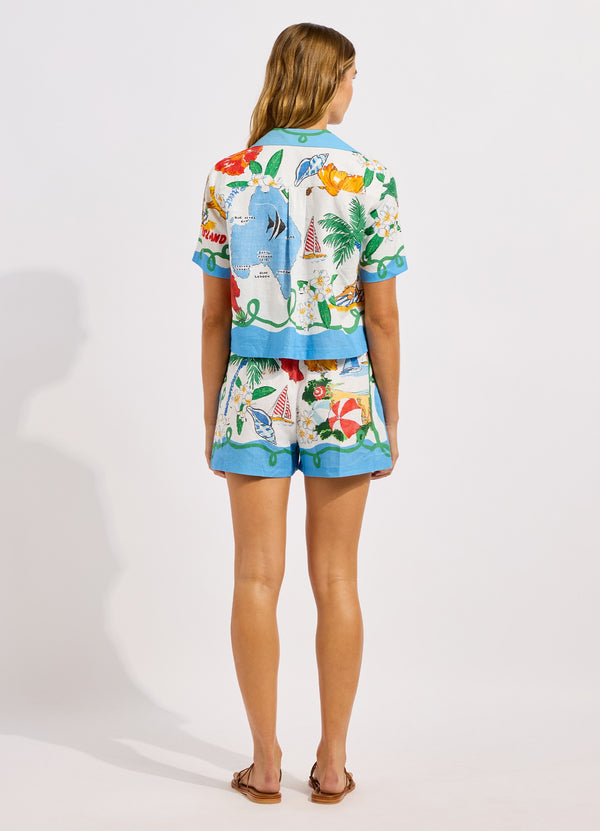 Seafolly Viva Vacation Crop Shirt