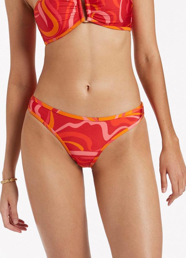 Seafolly Vortici Hipster Pant - Cherry