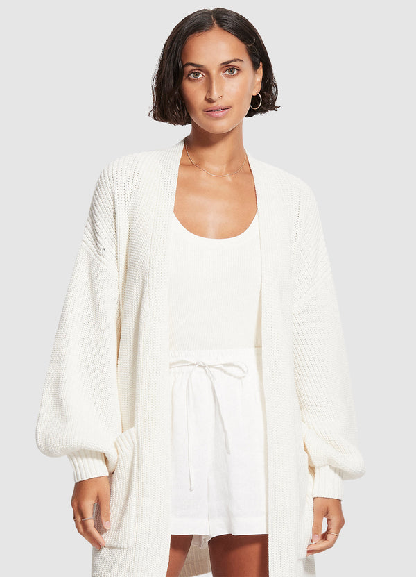 Seafolly White Wash Knit - White