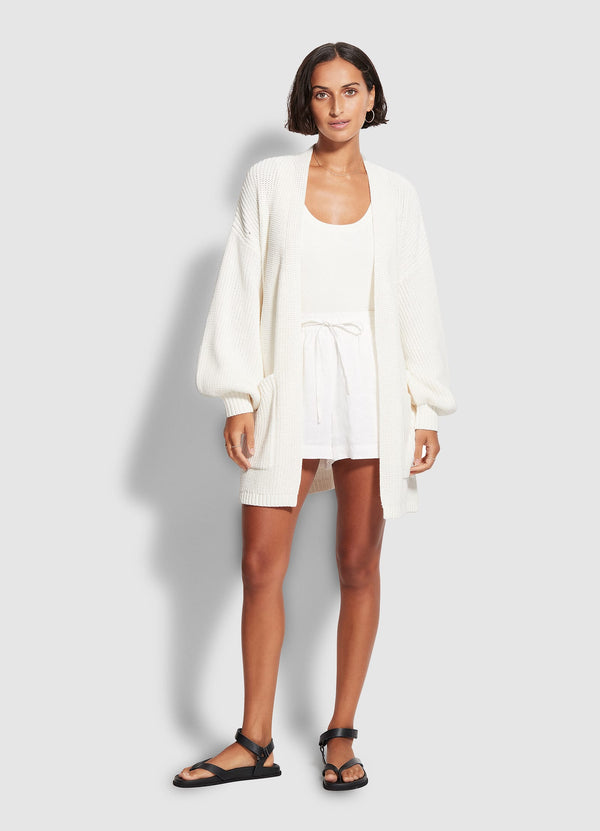 seafolly White Wash Knit - White