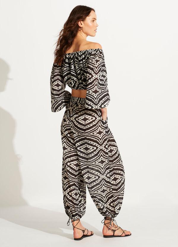 Seafolly Zanzibar Harem Pant - Black