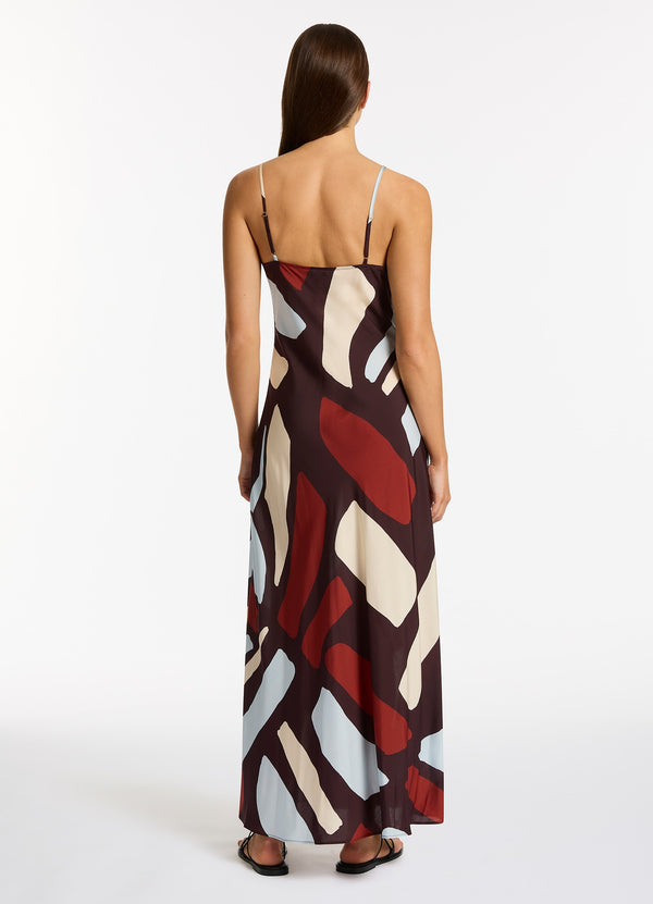 Seafolly Zarla Slip Maxi Dress - Ruby