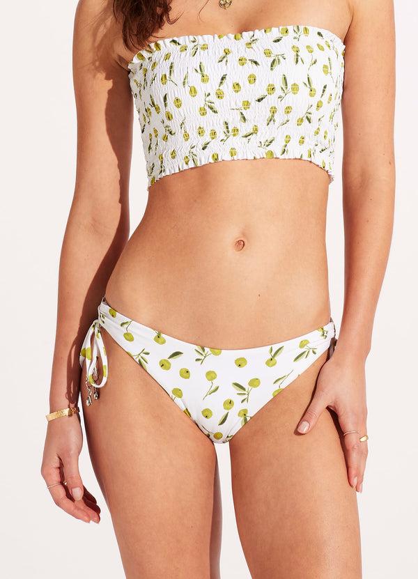 Seafolly Summer Crush Loop Tie Side Pant - Soft Olive