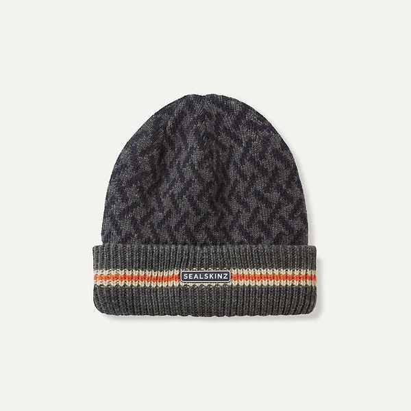 sealskinz Arminghall Waterproof Cold Weather Jacquard Roll Cuff Beanie
