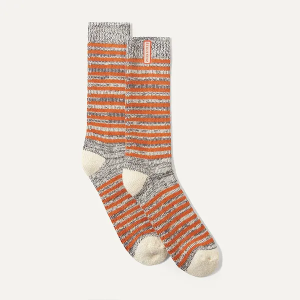 Sealskinz Attleborough Single Layer Bamboo Mid Length Lightweight Stripe Sock