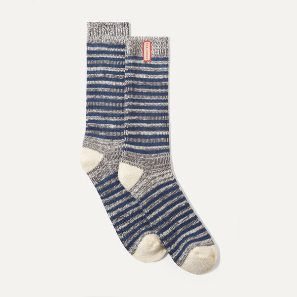Sealskinz Attleborough Single Layer Bamboo Mid Length Lightweight Stripe Sock