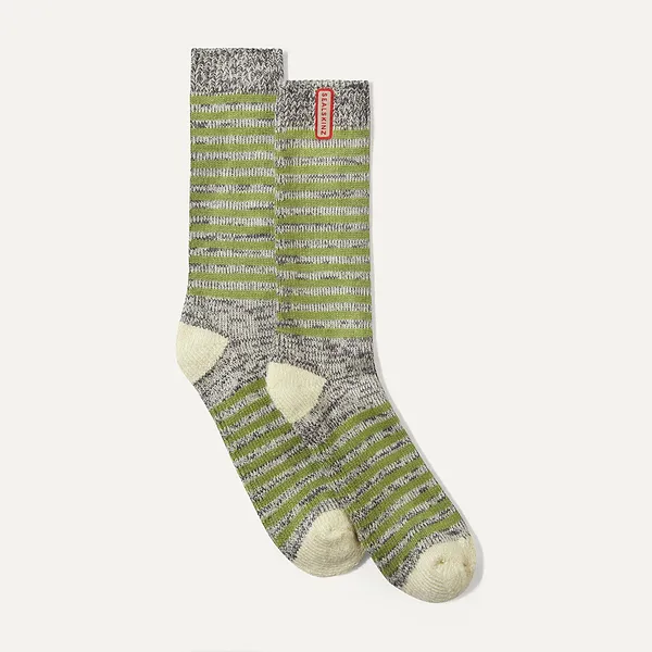 Sealskinz Attleborough Single Layer Bamboo Mid Length Lightweight Stripe Sock